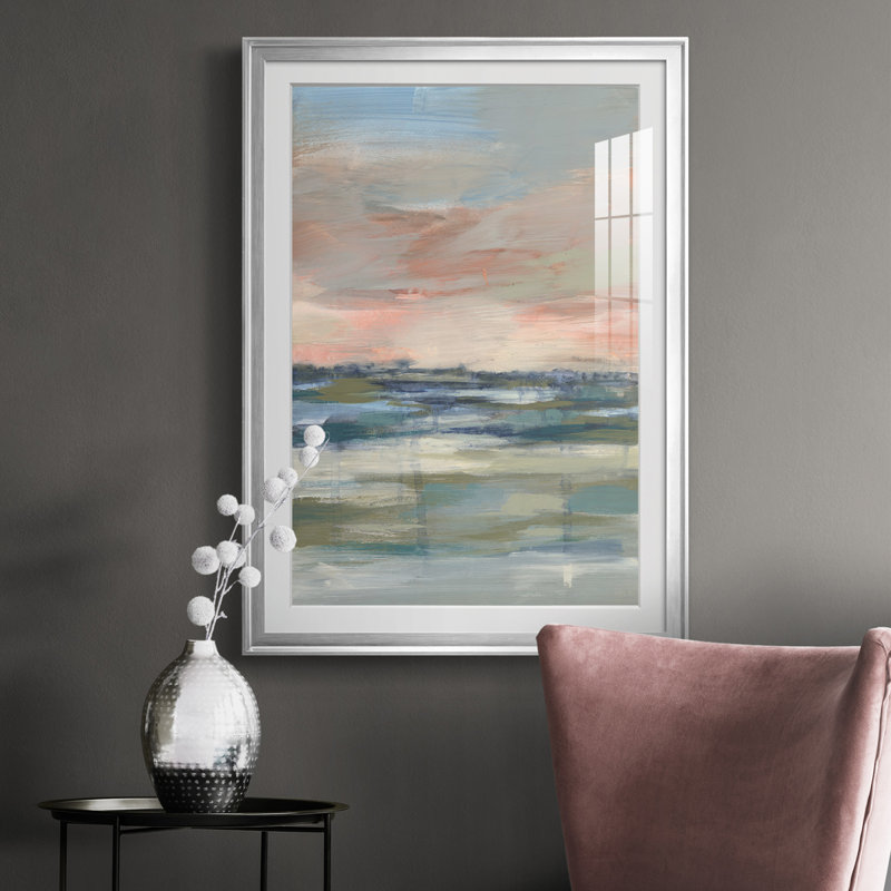 Vaste marais II - reproduction de cadre photo, Argent, H 30,5 po x l 22,5 po x P 1 po