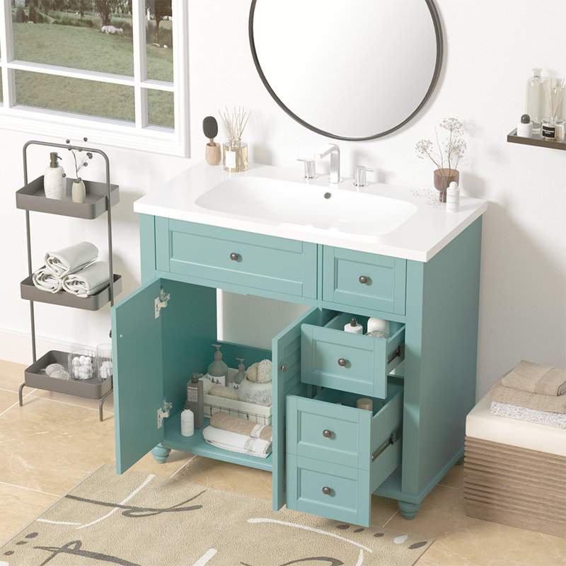 Meuble-lavabo simple 36,01 avec comptoir