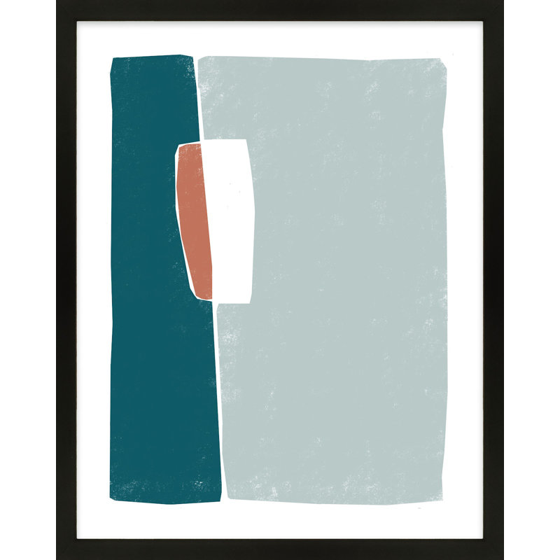 Opening Painting by Jacques Pilon, Black, 20" H x 16" W x 1.25" D