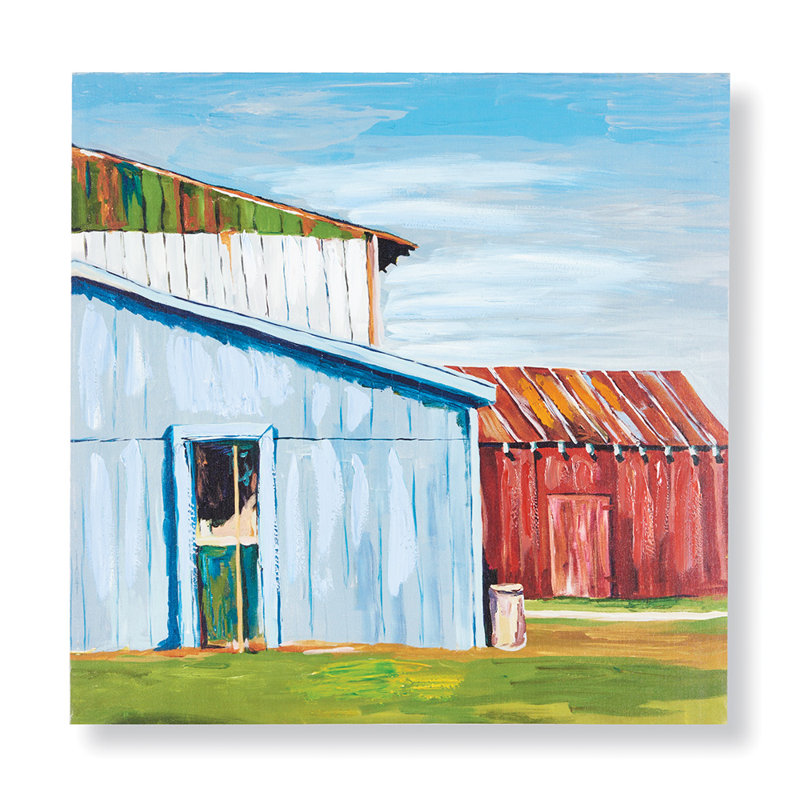 «Shack Hand», estampe numérique sur toile encadrée
