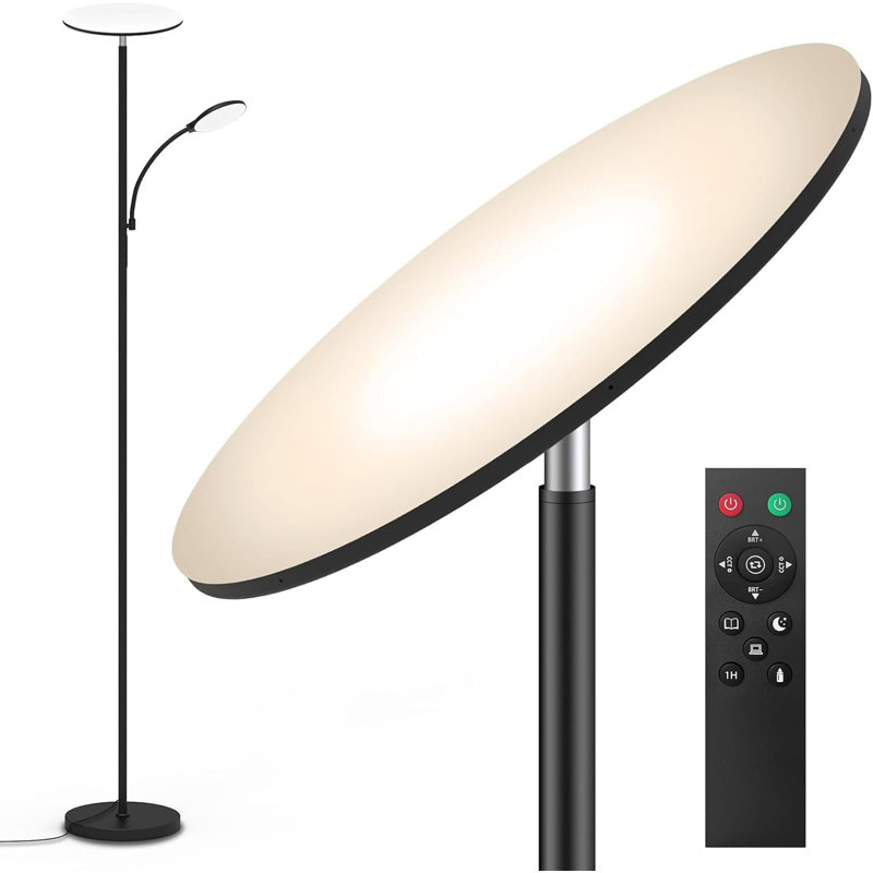 Lampe sur pied DEL 2 en 1 44W / 4500LM