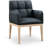 Adrian Vegan Leather Dining Arm Chair-58339050-58339049