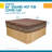 Ultimate Duck Covers Square Hot Tub Cover in Brown-37715811