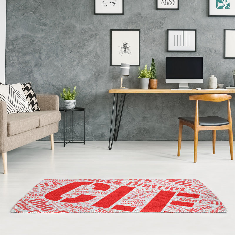 Chenille Indoor Rug, Rectangle 4' x 6'