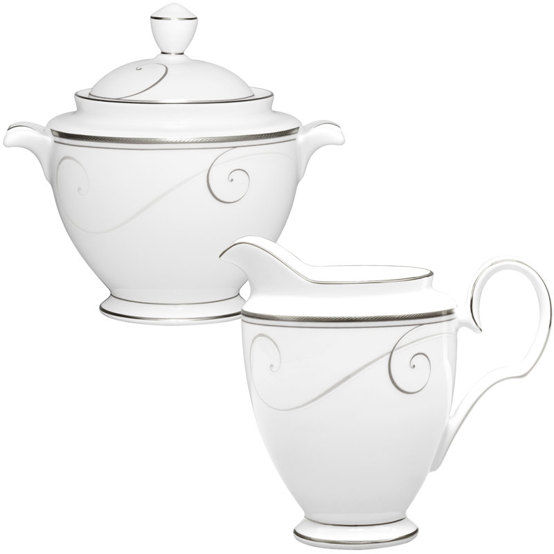 Ensemble sucrier et crémier Noritake