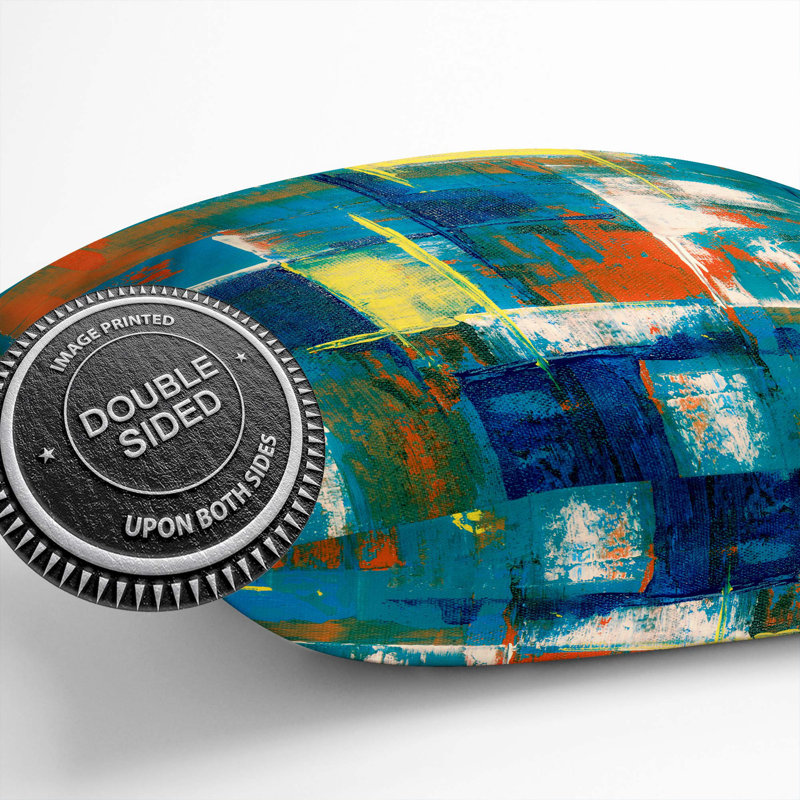 Abstract Square Throw Cushion, 55 x 55 cm