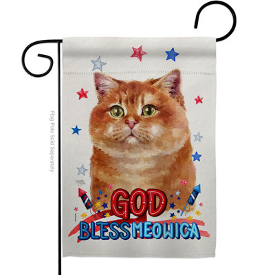 Double Sided 18.5'' H x 13'' W Polyester Animal Garden Flag