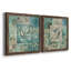 Arboretum Spring Song II - Ensemble de 2 peintures sur toile encadrées-710930120-710930135