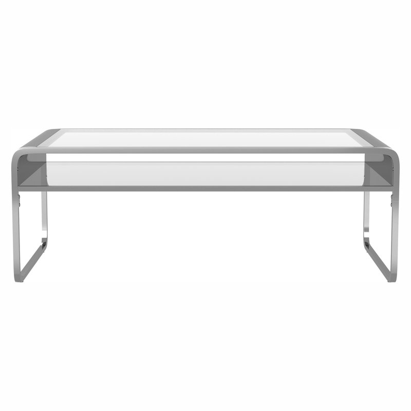 Camareon Single Coffee Table, Chrome