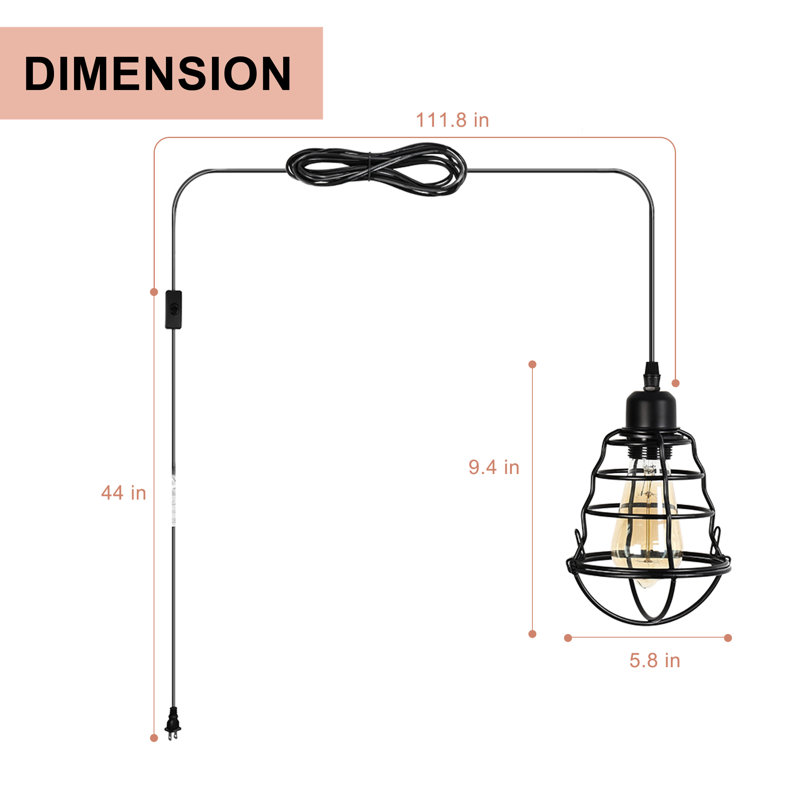 Arunveer 1 - Light Black Lantern Pendant