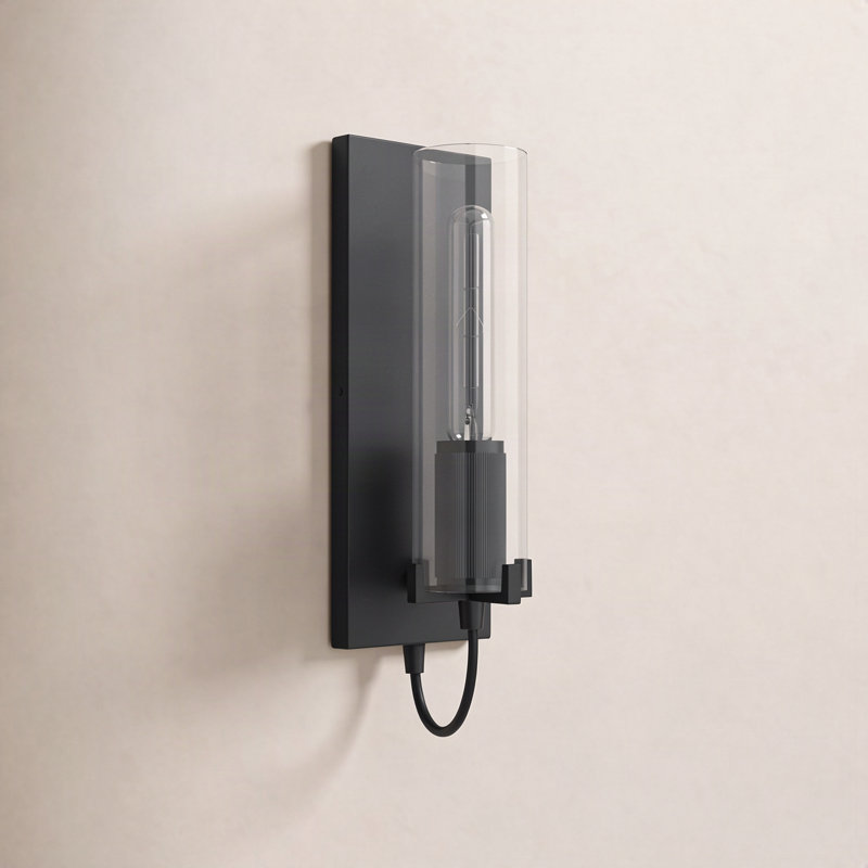 Cala Armed Sconce, Black
