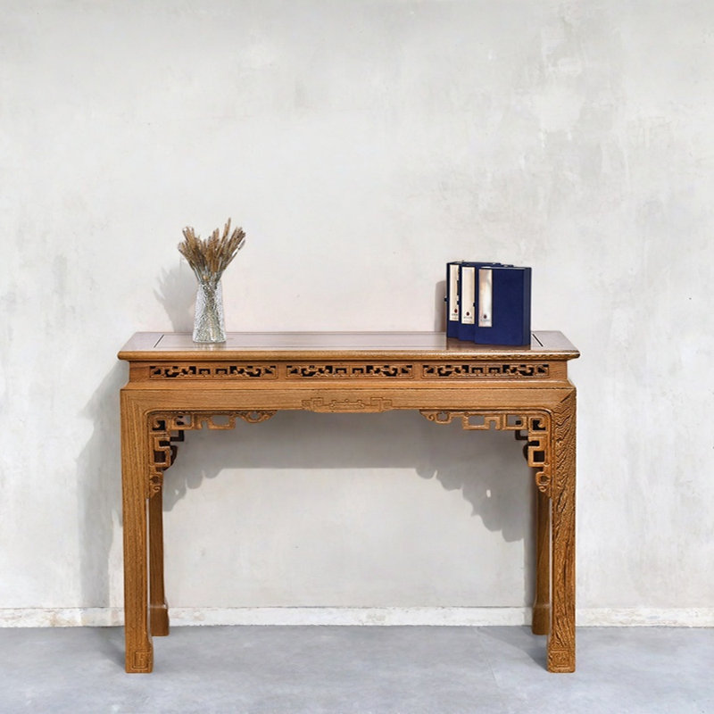 Solid Wenge  Wood Console Table, 32.3" H x 63" W x 16.5" D