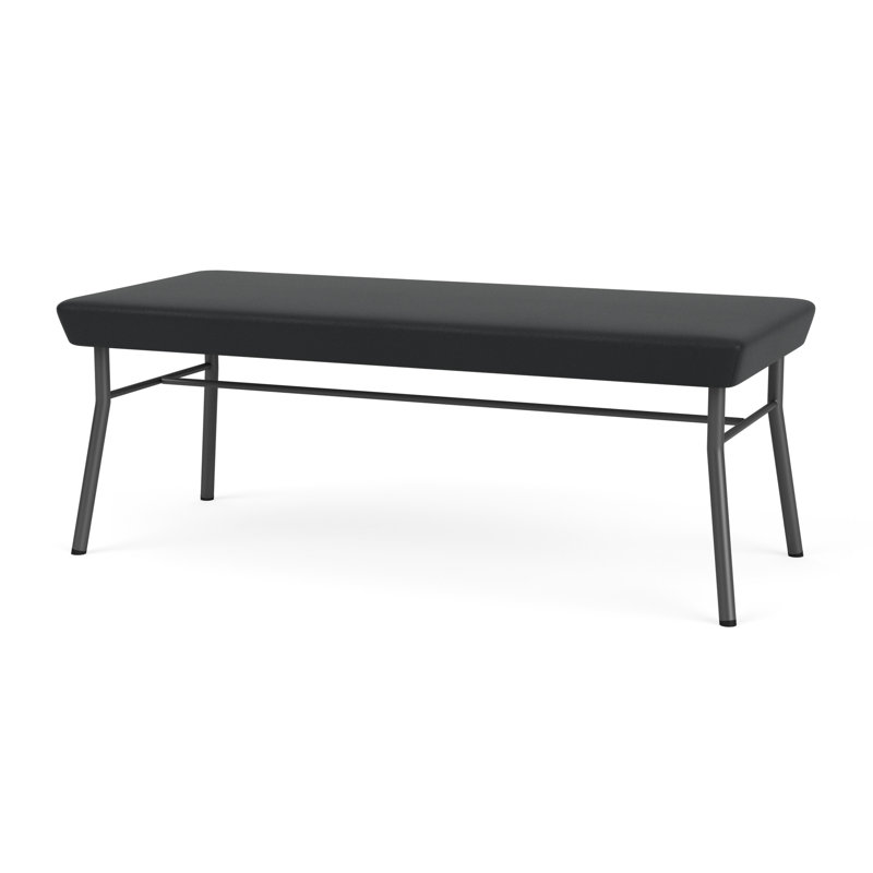 Banc en métal 2 places Chat, Gris anthracite, Modena graphite