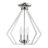 Buckeys 3 - Light Steel Dimmable Geometric Chandelier-1046231311