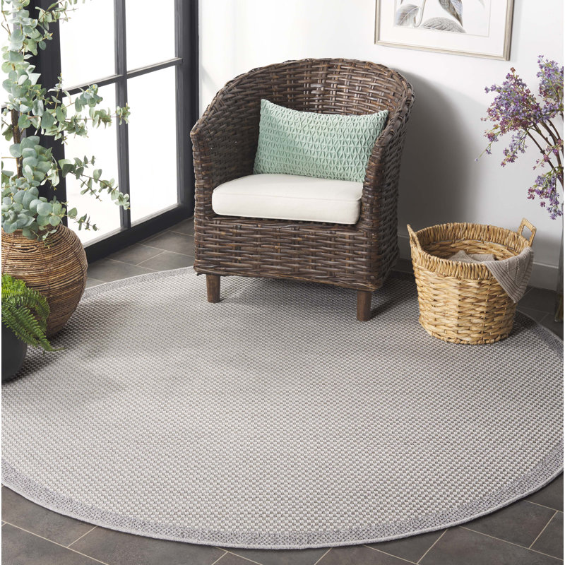 Tapis d'intérieur / extérieur Haris Sisal, Rond 6 pi 7 po