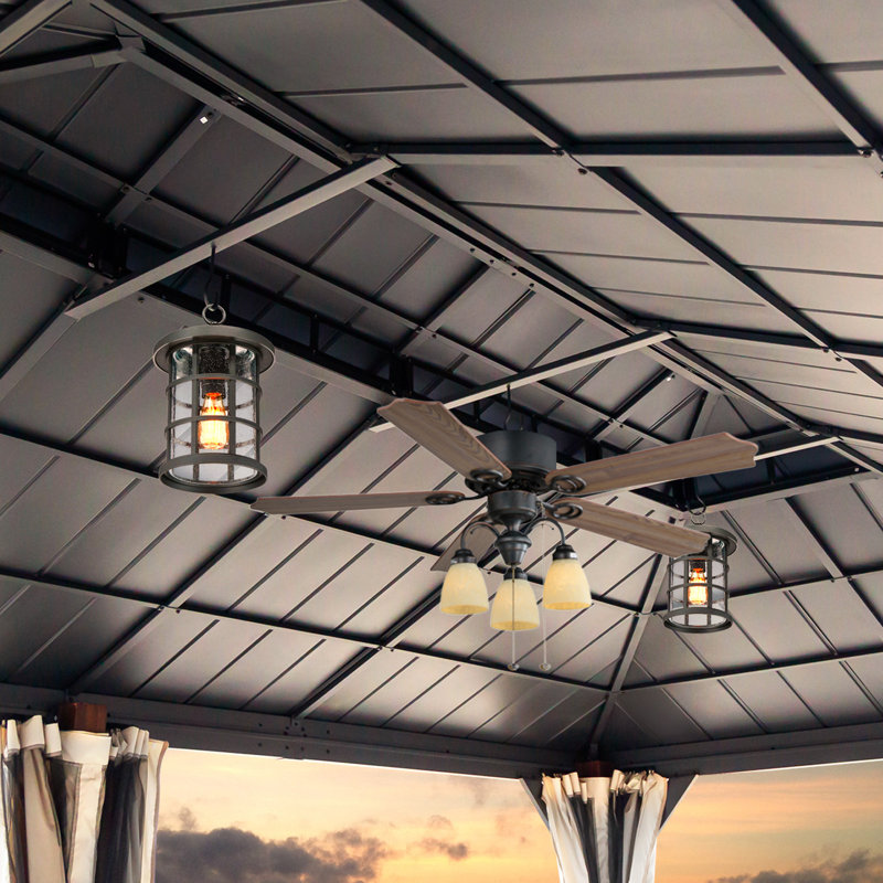 20 pi L 12 pi. D Pavillon de jardin en aluminium