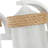 Chatham 2-Light Vanity Light in Natural White with Clear Sandblasted Glass