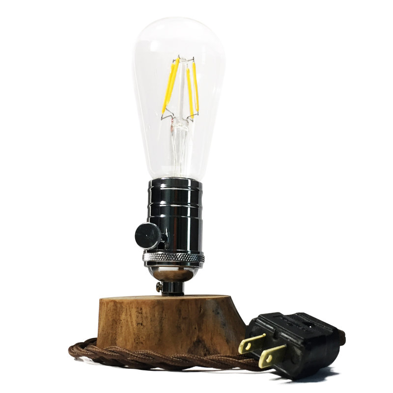 Lampe de table en bois naturel 8 po Mackinnon, ST64