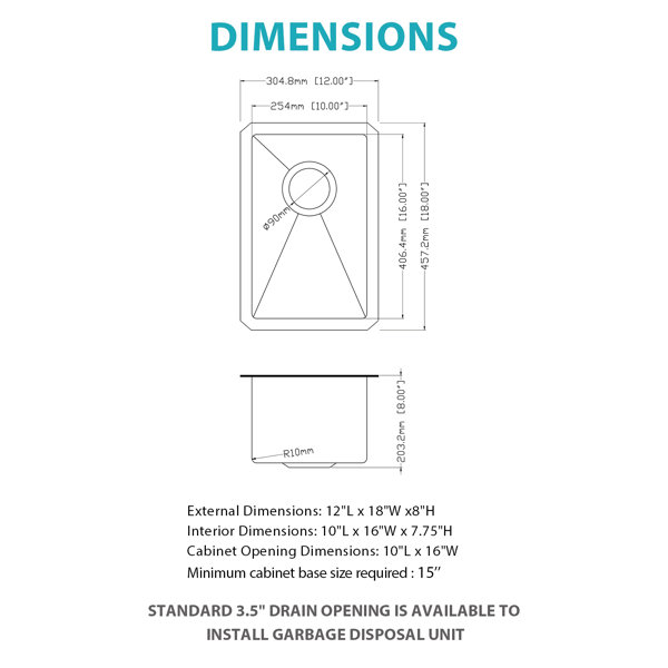 Dimensions du produit