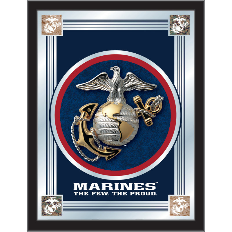 « logo mirror », impression encadrée US Armed Forces, Marines