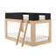 Lit superposé simple en bois massif Ambur-381182145