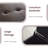50.5" W Tufted Faux Leather Upholstered Storage Bench-1557305043