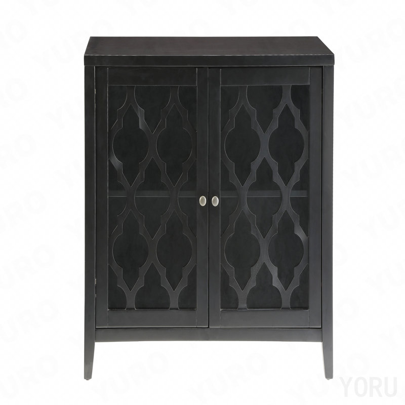 Console Cabinet for Entryway - Black