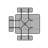 Leisure Craft 46" Square ADA Accessible Outdoor Picnic Table with 3 Bench Seats-269155099