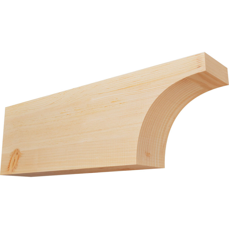 Queue de chevron lisse Huntington, Sapin de Douglas, H 10 po x l 5 1/2 po x L 32 po