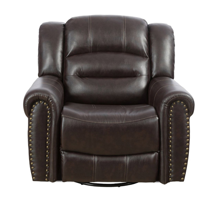 Fauteuil inclinable en cuir Nayshawn Vegan