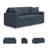 Branton 2-Piece Upholstered Modular Loveseat-1800812180