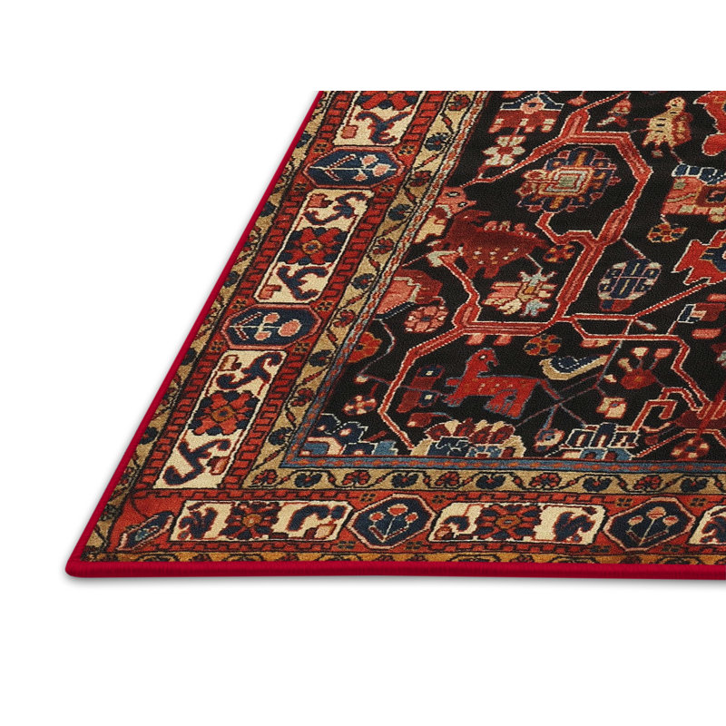 Tapis rouge à motif sud-ouest, Rectangle 6 pi x 9 pi