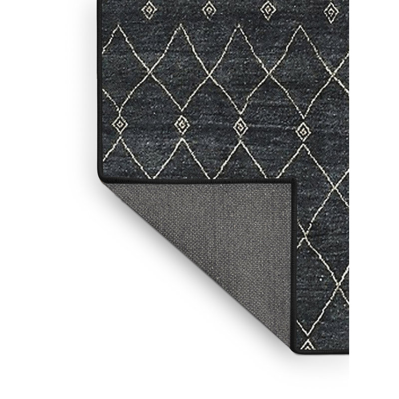Tapis beige / noir Bottorff, Rectangle de 3 pi x 5 pi