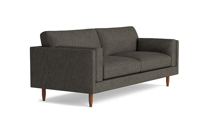 Skinny Fat Sofa ("85"), Performance Weave - Onyx