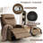 31.9“ Modern and Soft Manual Upholstered Swivel and Rocking Manual Recliner-1044864559