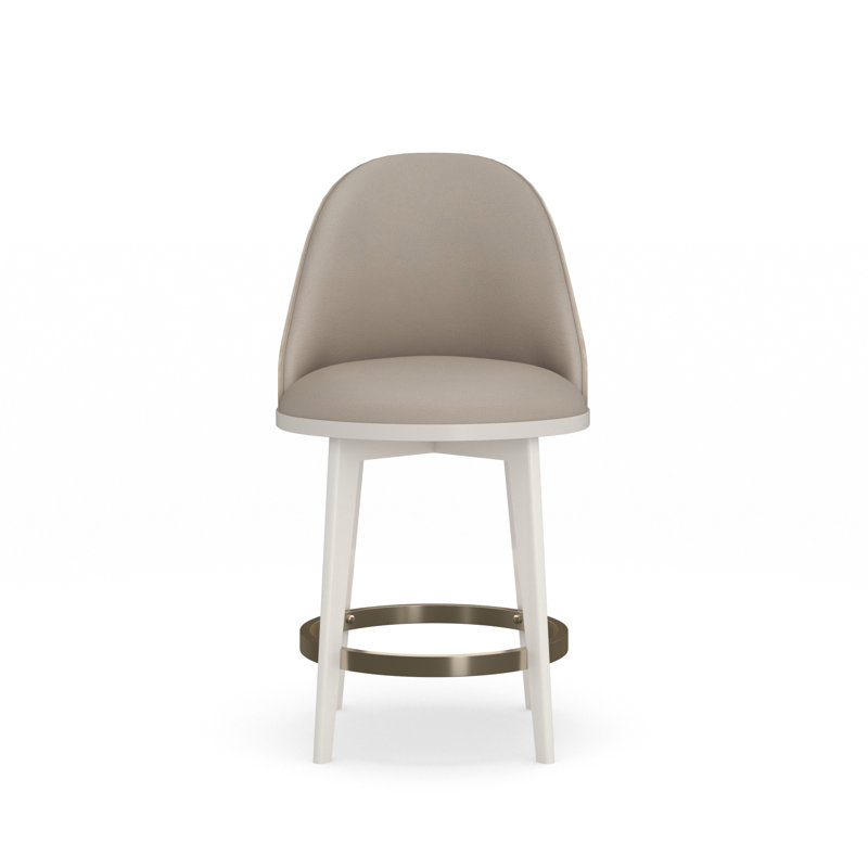 Another Round Upholstered Counter Stool