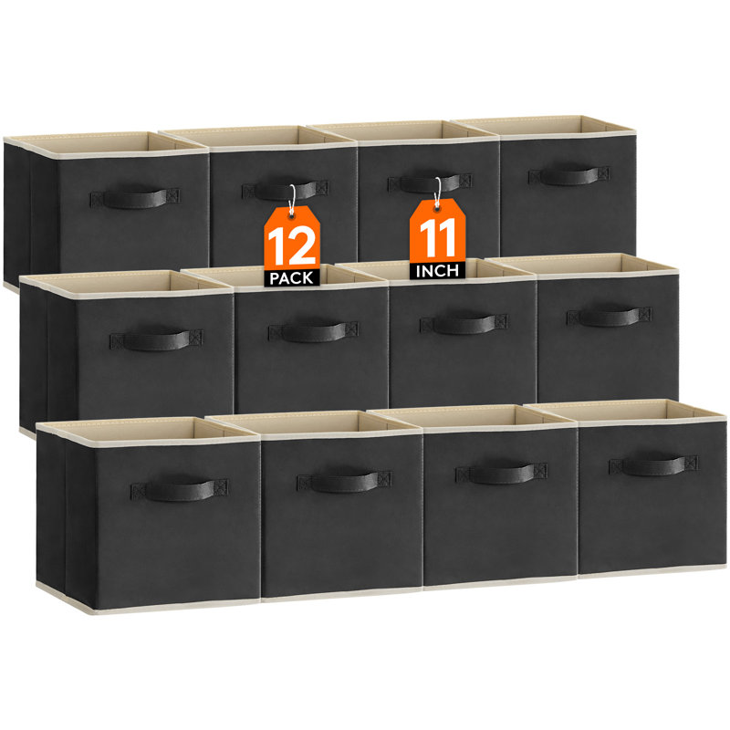 Ebern Designs Fabric Decorative Bin