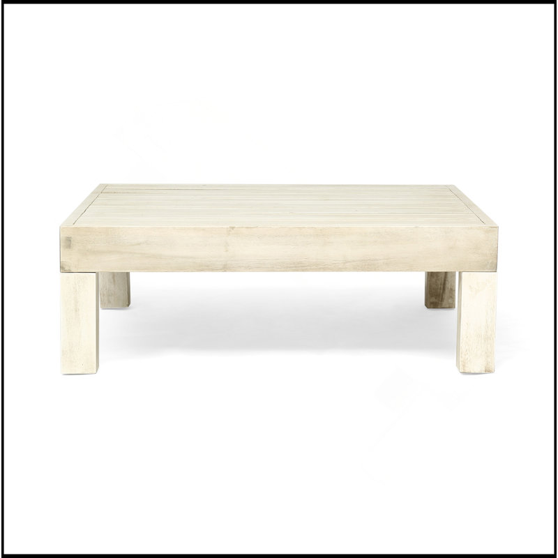Table basse de patio en bois d'acacia rustique Oana / Brava
