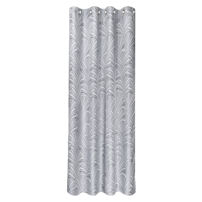 Crisette Polyester Room Darkening Grommet / Eyelet Curtain