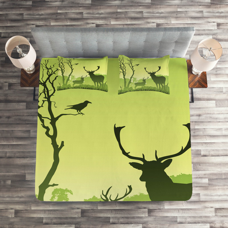 Rustic Coverlet, King Bedspread + 2 Shams