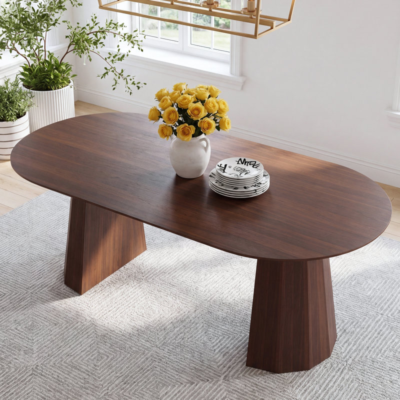 Table de salle à manger Hulse, Noyer