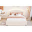 Lit plateforme tapissier avec tiroir Teddy