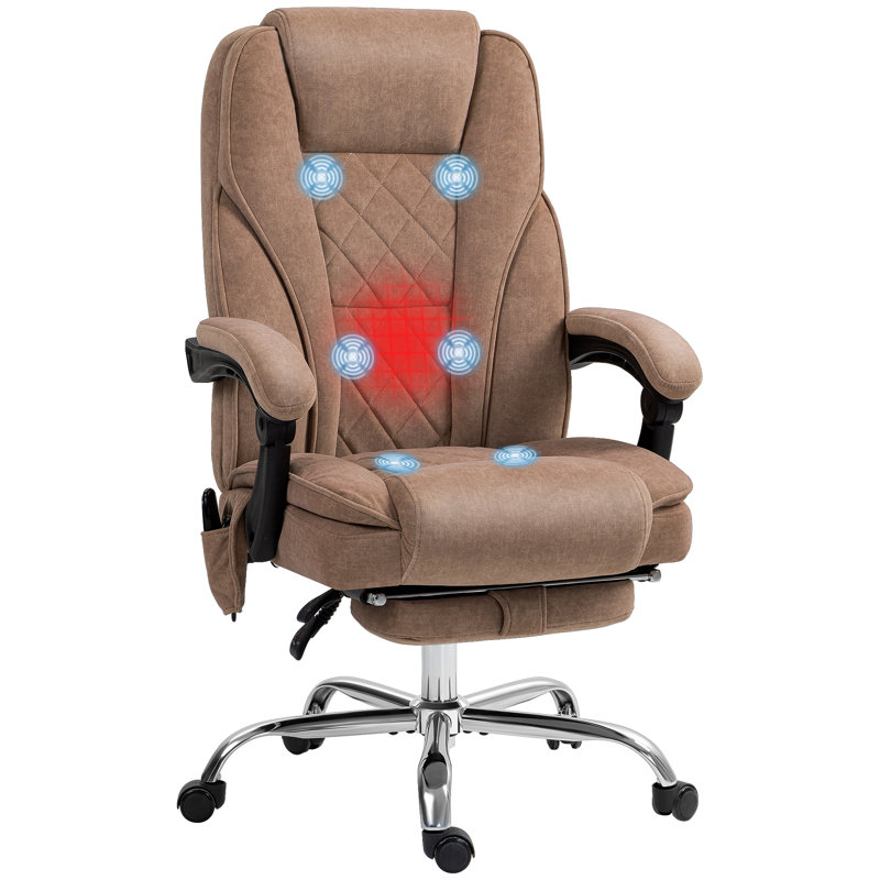 Velvet Office Chair, Brown