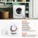 2.8-cu ft Stackable Vented Smart Electric Dryer (White) ENERGY STAR