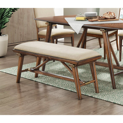 Banc de conception moderne 1pc, siège rembourré