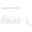 Suspenders® 9 - Light LED Chandelier