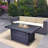 Sunbeam Serenity Aluminum Propane/Natural Gas Fire Pit Table-97926731