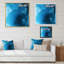 «Blue and Mixed Liquide II», impression d'art mural en bois moderne-1804986140-1804986130