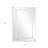 Burriss 24" Clear Beveled Edge Frame Accent Mirror-1496698893