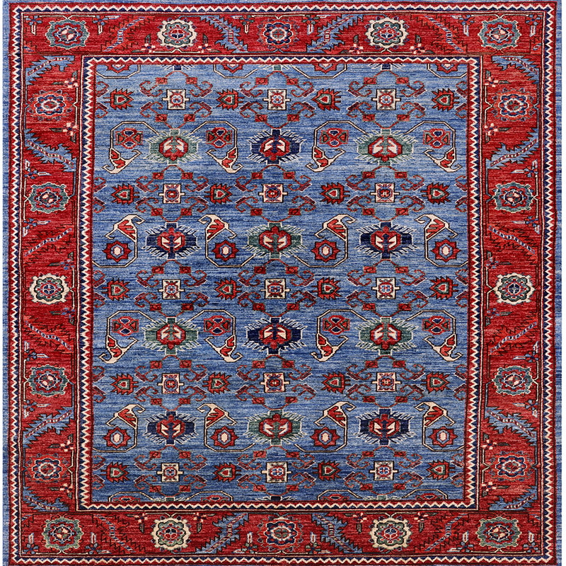 Gately Oriental Indoor Rug, Square 8'